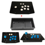 DIY Arcade Joystick Kits 24/30mm  Buttons Arcade Joystick Acrylic Panel Case
