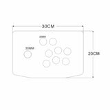 DIY Arcade Joystick Kits Acrylic Multiple Artwork Panel Flat Case Box RetroArcadeCrafts