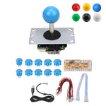 Arcade Joystick DIY Kits 4/8 Way 5Pin Cable Joystick Fighting Buttons USB Board