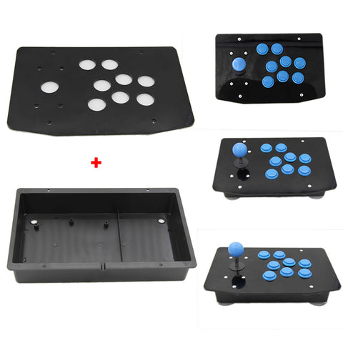DIY Arcade Joystick Kits Part 8 Buttons Arcade Joystick Acrylic Panel and Case