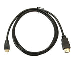 Black Micro HDMI To HDMI Cable 6FT 1.8M 4K for Raspberry Pi 4 Model B US RetroArcadeCrafts
