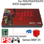 FightBox F1 All Buttons Arcade Game Controller For PS4/PS3/PC Artwork Panel RetroArcadeCrafts