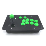 RAC-J500S-10 10 Buttons Arcade Joystick USB Wired Black Acrylic Panel For PC RetroArcadeCrafts