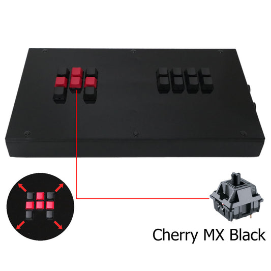 RAC-J800KK-8D 8 Directions Mechanical Keyboard Arcade Joystick For PS4/PS3/PC RetroArcadeCrafts