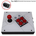 RAC-J600S-NES 6 Buttons 7Pin Arcade Joystick Controller Artwork Panel For NES RetroArcadeCrafts