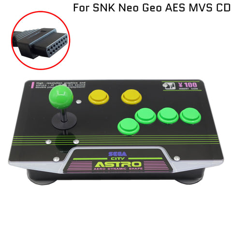RAC-J200S 6 Buttons 15Pin Arcade Joystick Controller For SNK Neo Geo AES MVS CD RetroArcadeCrafts