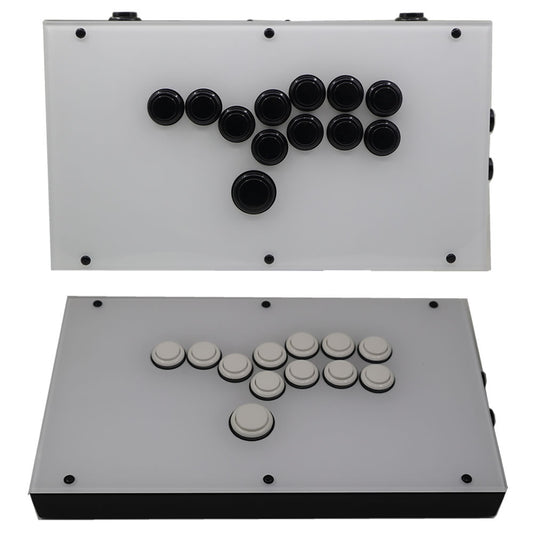 RAC-J800B All Buttons Arcade Joystick Fight Stick For PS4/PS3/PC White/Black RetroArcadeCrafts