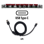 B1-MINI Ultra-Thin All Buttons Arcade Game Controller for PS5/PS4/PS3/PC